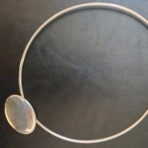 Tiffany & Co. Sterling Silver Oval ID Tag Necklace